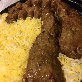 Adana Restaurant - Koobideh plate, $15.99 - Middle Eastern Near Me - Glendale, California