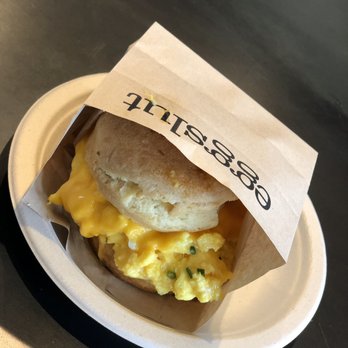 Eggslut - Fairfax ON A BISCUIT. Sauce on the side - Breakfast & Brunch Near Me - Los Angeles, California Eggslut - Fairfax ON A BISCUIT. Sauce on the side - Breakfast & Brunch Near Me - Los Angeles, California