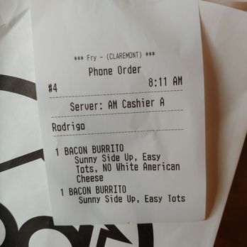 Bad Ass Breakfast Burritos - Breakfast & Brunch Near Me - Claremont, California