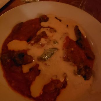 Gersi - Kale gnocchi with a tomato and garlic cream sauce - Italian Near Me - Brooklyn, New York