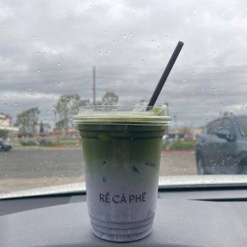 Re Ca Phe - Blueberry matcha - Coffee & Tea Near Me - Fountain Valley, California