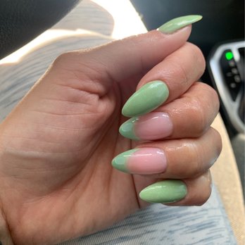 Allora Nails & Spa - After. Color: Magic mint #191 - Nail Salons Near Me - Phoenix, Arizona Allora Nails & Spa - After. Color: Magic mint #191 - Nail Salons Near Me - Phoenix, Arizona