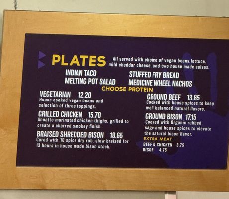 Menu photo 1 Tocabe An American Indian Eatery Denver, CO Menu photo 1 Tocabe An American Indian Eatery Denver, CO