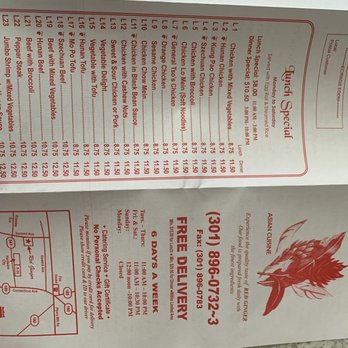 Red Ginger - Menu as of June 2023 - Asian Fusion Near Me - Kensington, Maryland Red Ginger - Menu as of June 2023 - Asian Fusion Near Me - Kensington, Maryland