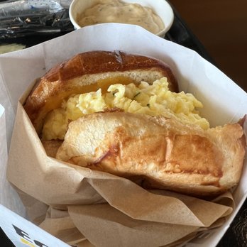 Eggbred - Scramble me softly breakfast sandwich - Breakfast & Brunch Near Me - La Habra, California Eggbred - Scramble me softly breakfast sandwich - Breakfast & Brunch Near Me - La Habra, California