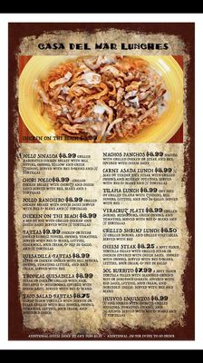 Menu photo 4 Casa Del Mar Urbana, IL