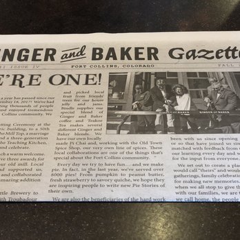 Ginger and Baker - Happy First Birthday! - Cafes Near Me - Fort Collins, Colorado Ginger and Baker - Happy First Birthday! - Cafes Near Me - Fort Collins, Colorado