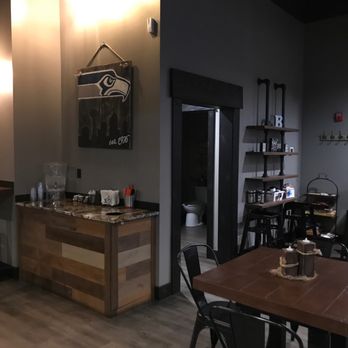 Cool Bean Espresso - Decorations, seahawk art, coffee table, water dispenser - Coffee & Tea Near Me - Puyallup, Washington