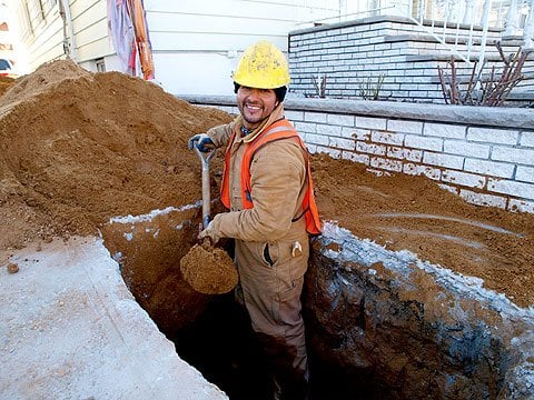 Slide of Balkan Sewer & Water Main