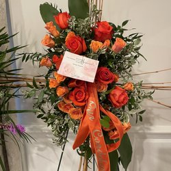 Funeral flowers.