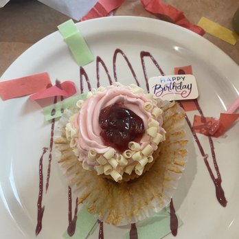 Fina's Kitchen - birthday cupcake!! featuring confetti - Mexican Near Me - San Antonio, Texas Fina's Kitchen - birthday cupcake!! featuring confetti - Mexican Near Me - San Antonio, Texas