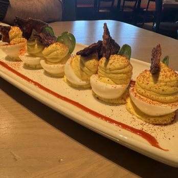 Firebirds Wood Fired Grill - Bacon Deviled Eggs - Seafood Near Me - Annapolis, Maryland