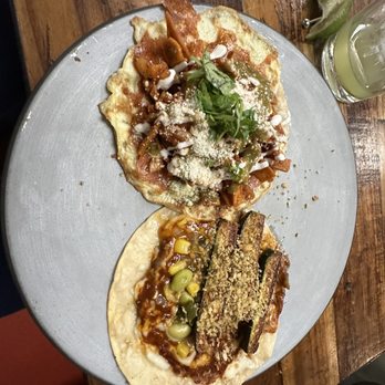 Green Crow Tacos - Chilaquile and zucchini tacos - Tacos Near Me - Port Townsend, Washington Green Crow Tacos - Chilaquile and zucchini tacos - Tacos Near Me - Port Townsend, Washington