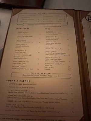Menu photo 1 Ocean Prime Denver, CO Menu photo 1 Ocean Prime Denver, CO