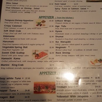 Mizu - Menu - Japanese Near Me - Winston-Salem, North Carolina Mizu - Menu - Japanese Near Me - Winston-Salem, North Carolina