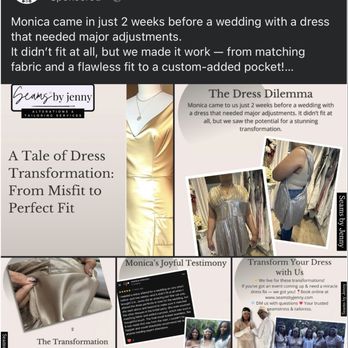 Seams by Jenny - Before and after dress alterations - Sewing & Alterations Near Me - Montclair, New Jersey Seams by Jenny - Before and after dress alterations - Sewing & Alterations Near Me - Montclair, New Jersey
