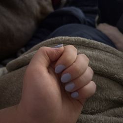 Gorgeous Nails - Full set of acrylic almond nails (don't mind my eczema)