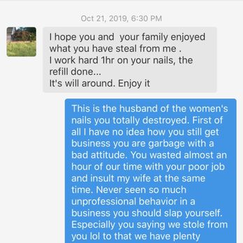 Sassy Nails & Spa - His personal message to me - Nail Salons Near Me - Sacramento, California