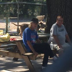 Happy Tails Dog Park - Stay away from this aggressive dog, his owner, and his owner's drunk friend.