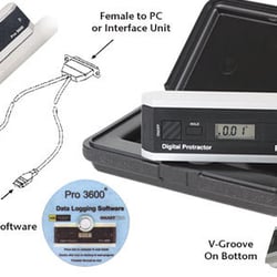 Penn Tool - One of our best selling items.  PRO3600 Level    http://www.penntoolco.com/smarttool-digital-level-protractor-inclinator-pro360-pro3600/