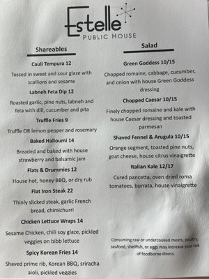 Menu photo 5 Estelle Public House Grand Blanc, MI Menu photo 5 Estelle Public House Grand Blanc, MI