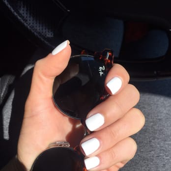 Glow Nail Bar - Matte White gel manicure perfection! - Nail Salons Near Me - Columbus, Ohio Glow Nail Bar - Matte White gel manicure perfection! - Nail Salons Near Me - Columbus, Ohio