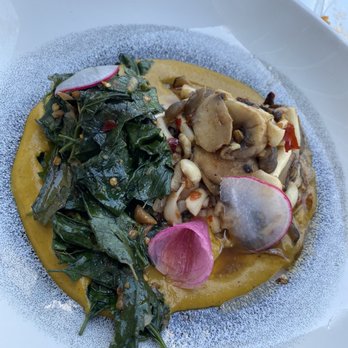 Caracol - Mushrooms with mole. Great veggie dish - Seafood Near Me - Houston, Texas