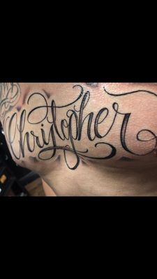 Caligraphy - Caligraphy/Design - Here at Balam Tattoo Studios we have a variety of tattoo caligraphy designs from custom pieces to design infused caligraphy. For any questions & concerns contact our shop number 323-730-7205 !