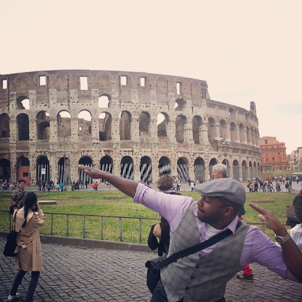 Colosseo - Warrior "All Bundy" Pose at the Coliseum - Local Flavor Near Me - Rome, RM