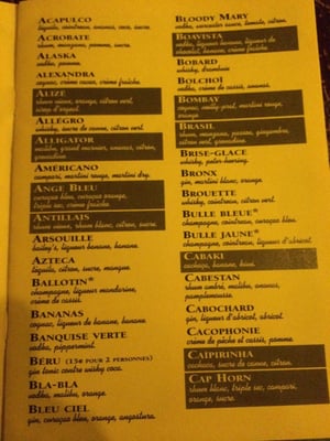 Menu photo 8 La Pirogue Versailles, 78 Menu photo 8 La Pirogue Versailles, 78