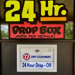 TJ Dry Cleaners - 24 Hour Drop Box available! See store for details!