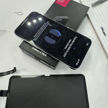 T-Mobile - Z Flip Phone in process of a transfer. - Mobile Phones Near Me - Hayward, California T-Mobile - Z Flip Phone in process of a transfer. - Mobile Phones Near Me - Hayward, California