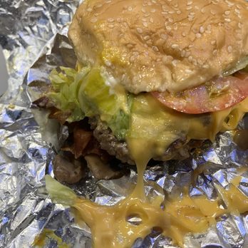 Five Guys - Bacon cheese burger - Burgers Near Me - Coeur D'alene, Idaho