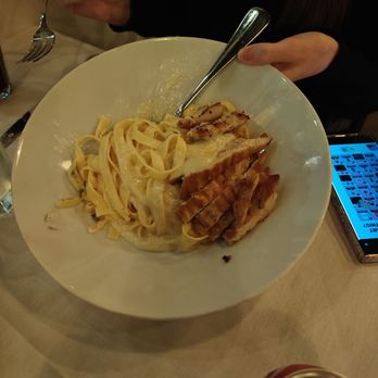 Cacio e Pepe - Fettuccine alfredo with chicken - Italian Near Me - North Miami Beach, Florida Cacio e Pepe - Fettuccine alfredo with chicken - Italian Near Me - North Miami Beach, Florida