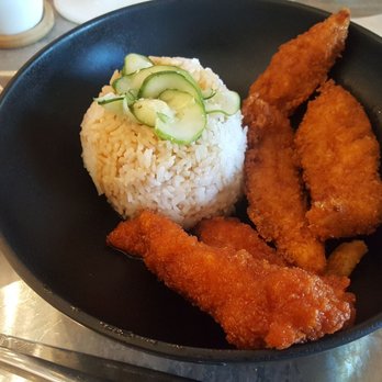 PONKO Chicken - Tenders with white rice - New American Near Me - Atlanta, Georgia PONKO Chicken - Tenders with white rice - New American Near Me - Atlanta, Georgia