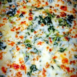 Cicis Pizza - Spinach Alfredo ~ yum!