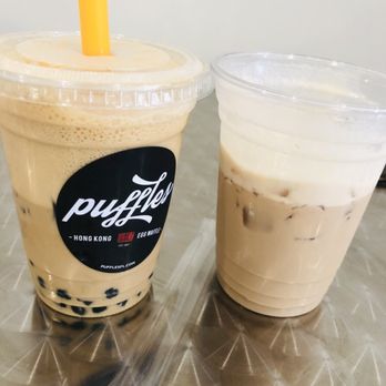Puffles - 5 sec and I drink half. See cup on left. - Desserts Near Me - Hollywood, Florida Puffles - 5 sec and I drink half. See cup on left. - Desserts Near Me - Hollywood, Florida