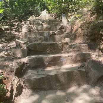 Crowders Mountain State Park - Pinnacle trail steps around the rock scramble. - Parks Near Me - Kings Mountain, North Carolina Crowders Mountain State Park - Pinnacle trail steps around the rock scramble. - Parks Near Me - Kings Mountain, North Carolina