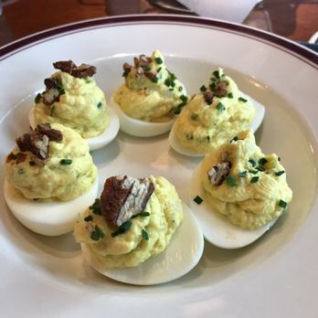 Carlyle - Deviled eggs (sans bacon) - New American Near Me - Arlington, Virginia