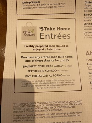 Menu photo 2 Olive Garden Italian Restaurant Lithonia, GA Menu photo 2 Olive Garden Italian Restaurant Lithonia, GA