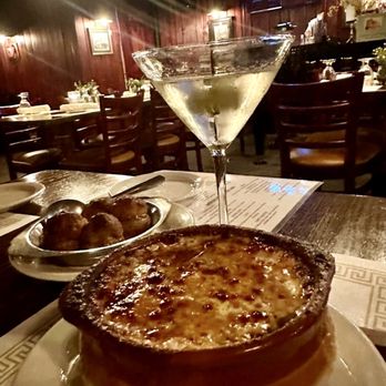 The Johnson House - French Onion Soup Au Gratin - Steakhouses Near Me - Churchville, New York The Johnson House - French Onion Soup Au Gratin - Steakhouses Near Me - Churchville, New York