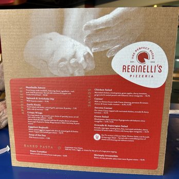 Reginelli's Pizzeria - Menu - Pizza Near Me - Baton Rouge, Louisiana