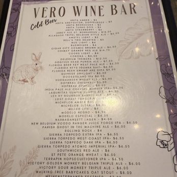 Vero Wine Bar - Beer Bar Near Me - Vero Beach, Florida