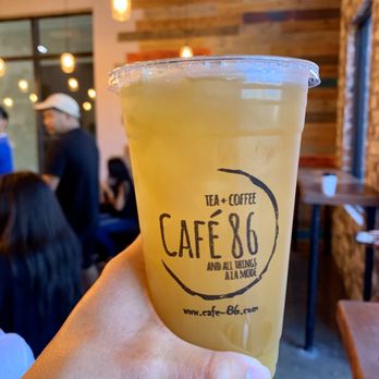 Cafe 86 - Jasmine calamansi iced tea - Desserts Near Me - Chula Vista, California