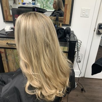 Salon Indulge - Highlights and custom colored hand tied hair extensions - Hair Salons Near Me - Punta Gorda, Florida