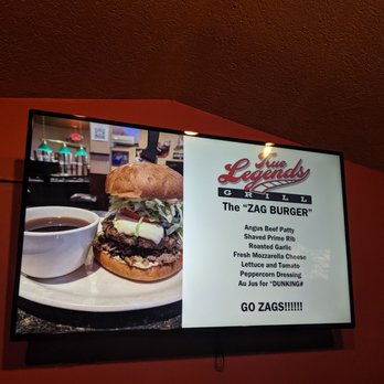 True Legends Grill - Zag burger as displayed per advertisement - Burgers Near Me - Liberty Lake, Washington True Legends Grill - Zag burger as displayed per advertisement - Burgers Near Me - Liberty Lake, Washington