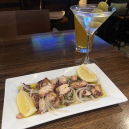 Chargrilled Octopus and Aristotle Martini