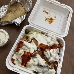 Hamza & Madina Halal Food - Mix Over Rice