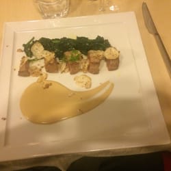 Luigi Pomata - Ventresca di tonno con tartufo bianco