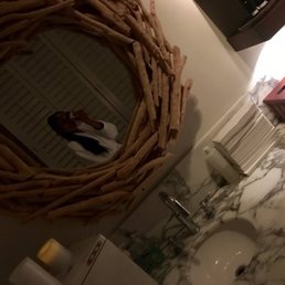 In the treatment area / massage room